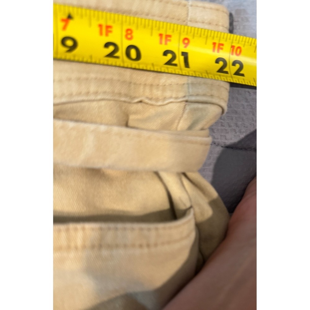 Ava & Viv Womens Plus 20 High Rise Wide Leg Cargo Pants Tan Belted Lyocell Blend - Picture 9 of 12